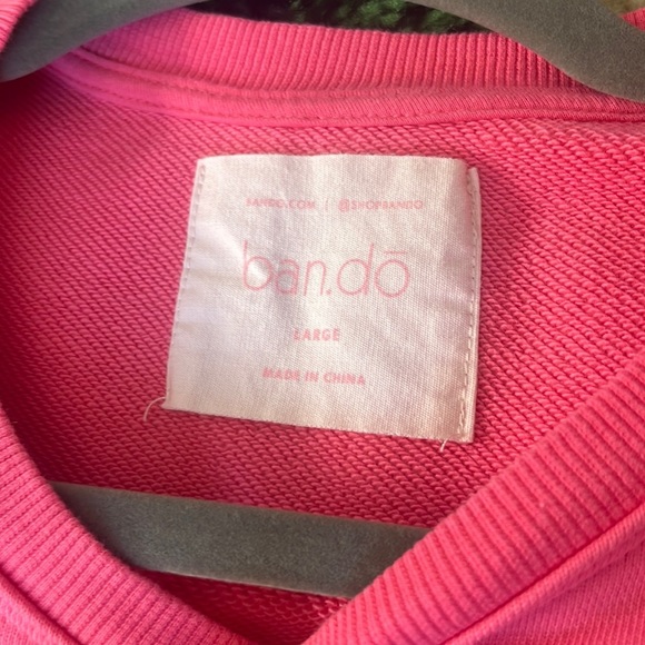 ban.do Be Present Balloon Sleeve Crop Length Pullover Sweater - Picture 6 of 7